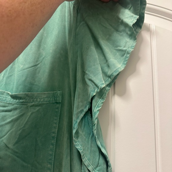 Jodifl-Green Women's Dress Mineral Wash -NWT - Picture 3 of 6